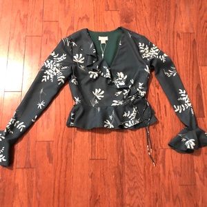 Finders Keepers Wrap Blouse